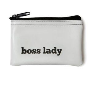 BOSS LADY VINYL ZIP POUCH